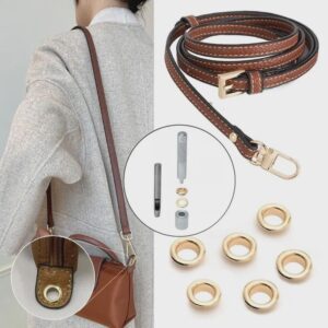 Longchamp Bag Strap Replacement - Adjustable Crossbody Shoulder Strap for Le Pliage Mini Bags - No Damage Punch Tool Included