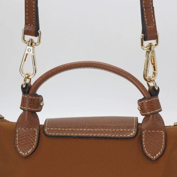 Longchamp Leather Shoulder Strap Replacement - Adjustable Crossbody Strap for Le Pliage, Neo, Travel Bags | Punch-Free Installation, Cowhide - Image 4